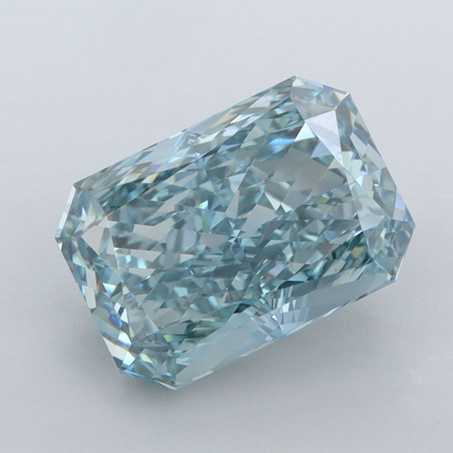 2.48 Carat Radiant Shaped, Ideal Cut, VVS2 Clarity, IGI Certified Lab Grown Diamond