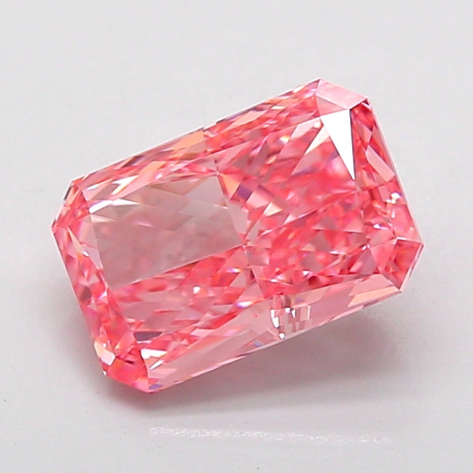 1.59 Carat Radiant Shaped, Excellent Cut, FL Clarity, IGI Certified Lab Grown Diamond