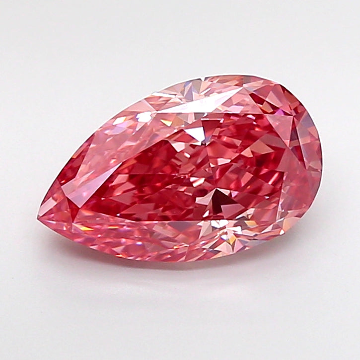 2.80 Carat Pear Shaped, Excellent Cut, VVS2 Clarity, IGI Certified Lab Grown Diamond