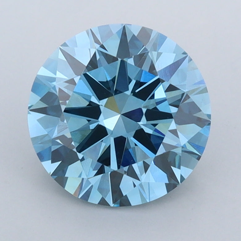 2.00 Carat Round Shaped, Ideal Cut, VVS2 Clarity, IGI Certified Lab Grown Diamond