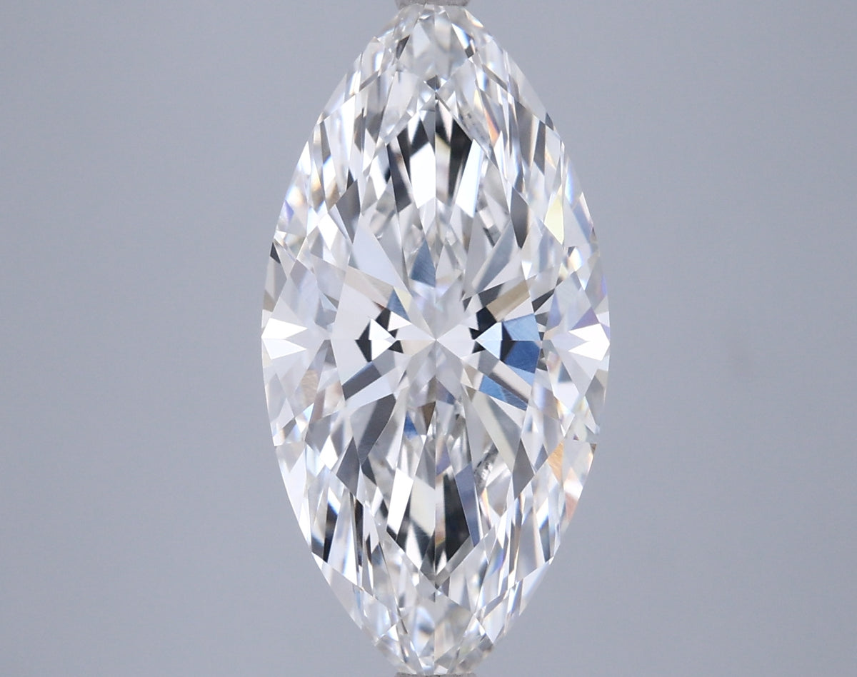 4.03 Carat Marquise Shaped, Ideal Cut, E Color, VVS1 Clarity, IGI Certified Lab Grown Diamond