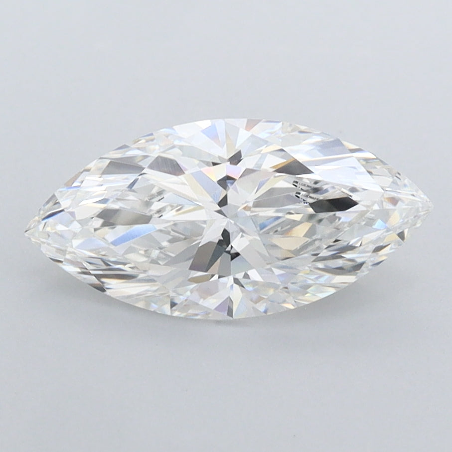 1.19 Carat Marquise Shaped, Ideal Cut, E Color, FL Clarity, IGI Certified Lab Grown Diamond
