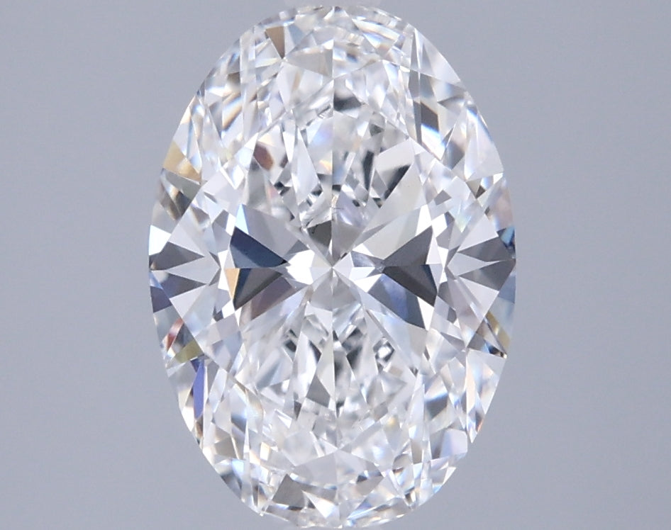 2.04 Carat Oval Shaped, Ideal Cut, E Color, VS2 Clarity, IGI Certified Lab Grown Diamond