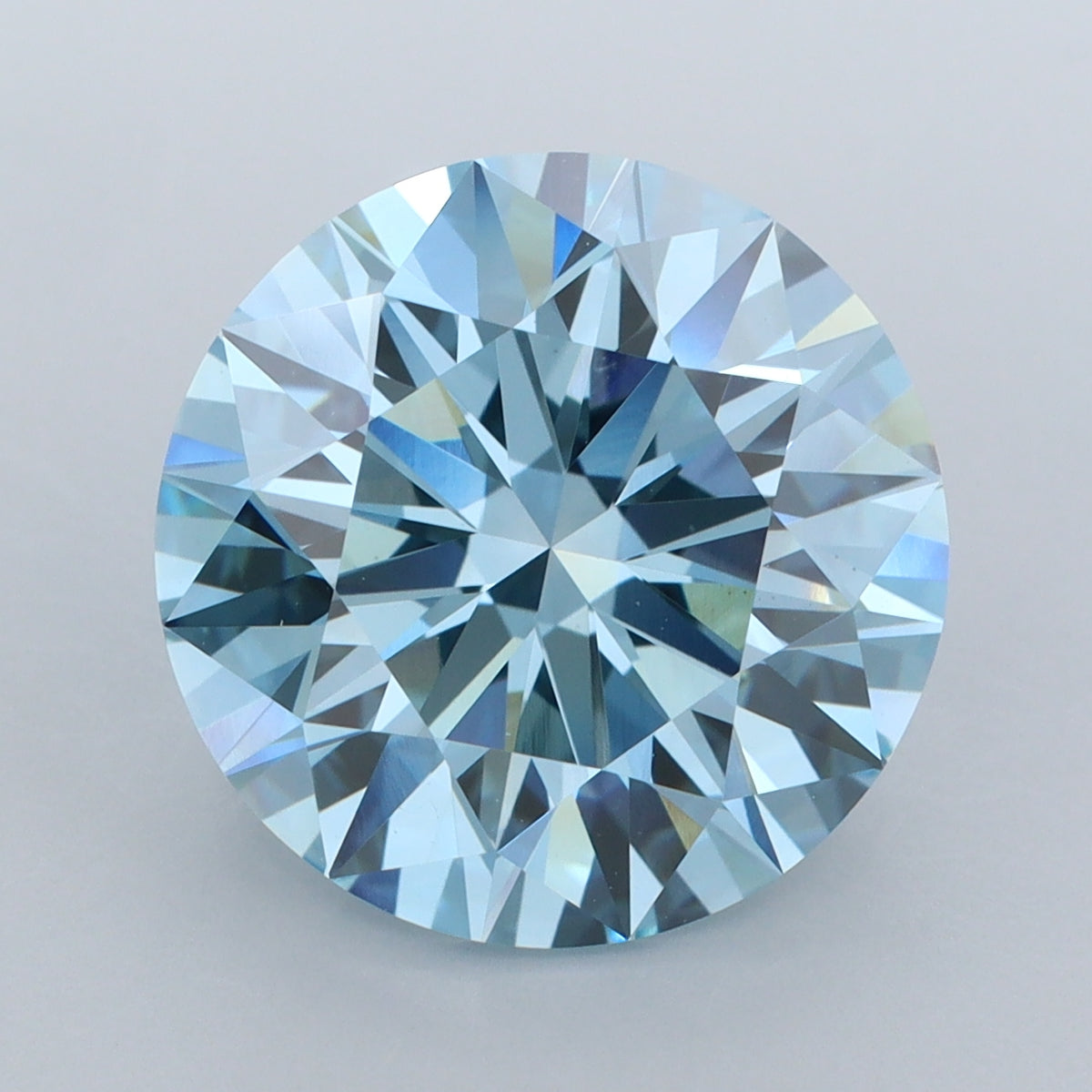 7.01 Carat Round Shaped, Ideal Cut, VVS2 Clarity, IGI Certified Lab Grown Diamond