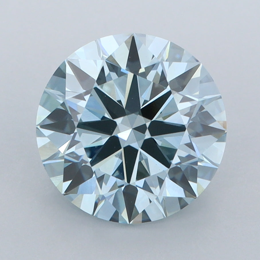 3.02 Carat Round Shaped, Ideal Cut, VVS2 Clarity, IGI Certified Lab Grown Diamond