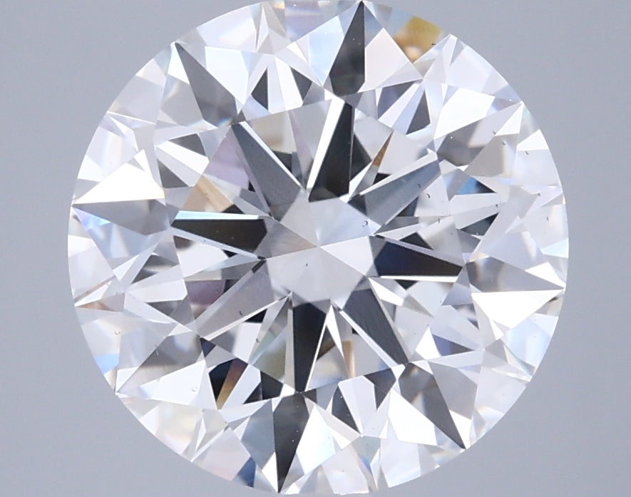 4.56 Carat Round Shaped, Ideal Cut, E Color, VS2 Clarity, IGI Certified Lab Grown Diamond