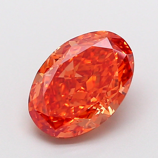 1.60 Carat Oval Shaped, Excellent Cut, VS1 Clarity, IGI Certified Lab Grown Diamond