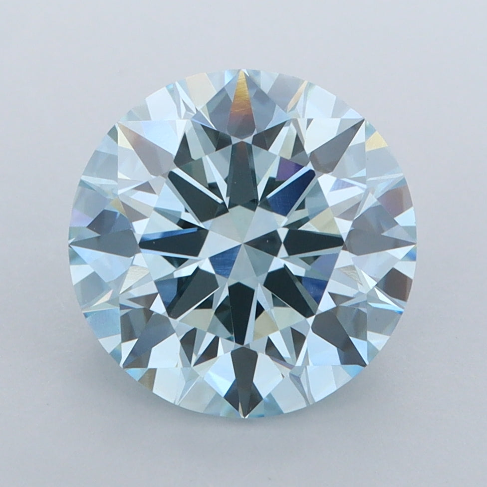 3.50 Carat Round Shaped, Excellent Cut, VVS2 Clarity, IGI Certified Lab Grown Diamond