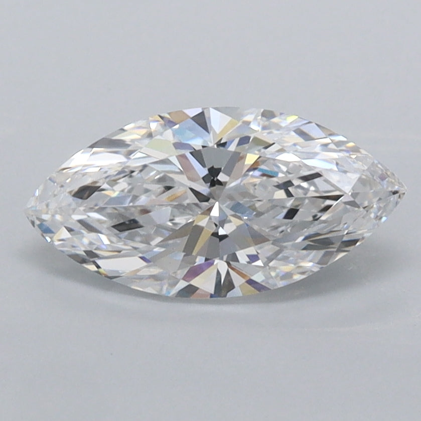 0.99 Carat Marquise Shaped, Ideal Cut, D Color, VVS2 Clarity, IGI Certified Lab Grown Diamond