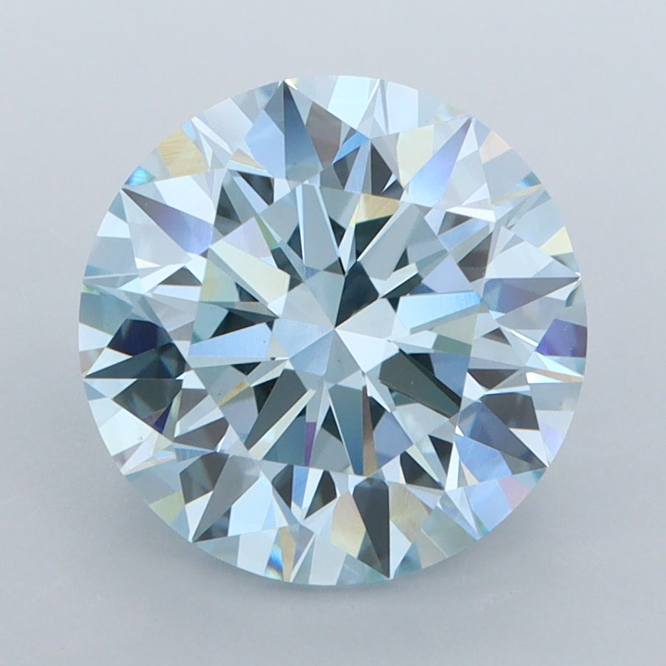 3.80 Carat Round Shaped, Ideal Cut, VVS2 Clarity, IGI Certified Lab Grown Diamond