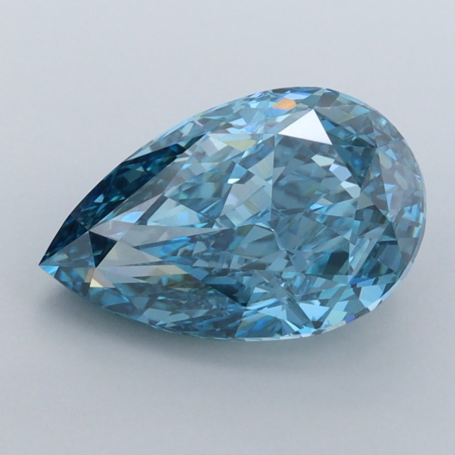 2.52 Carat Pear Shaped, Ideal Cut, VVS1 Clarity, IGI Certified Lab Grown Diamond