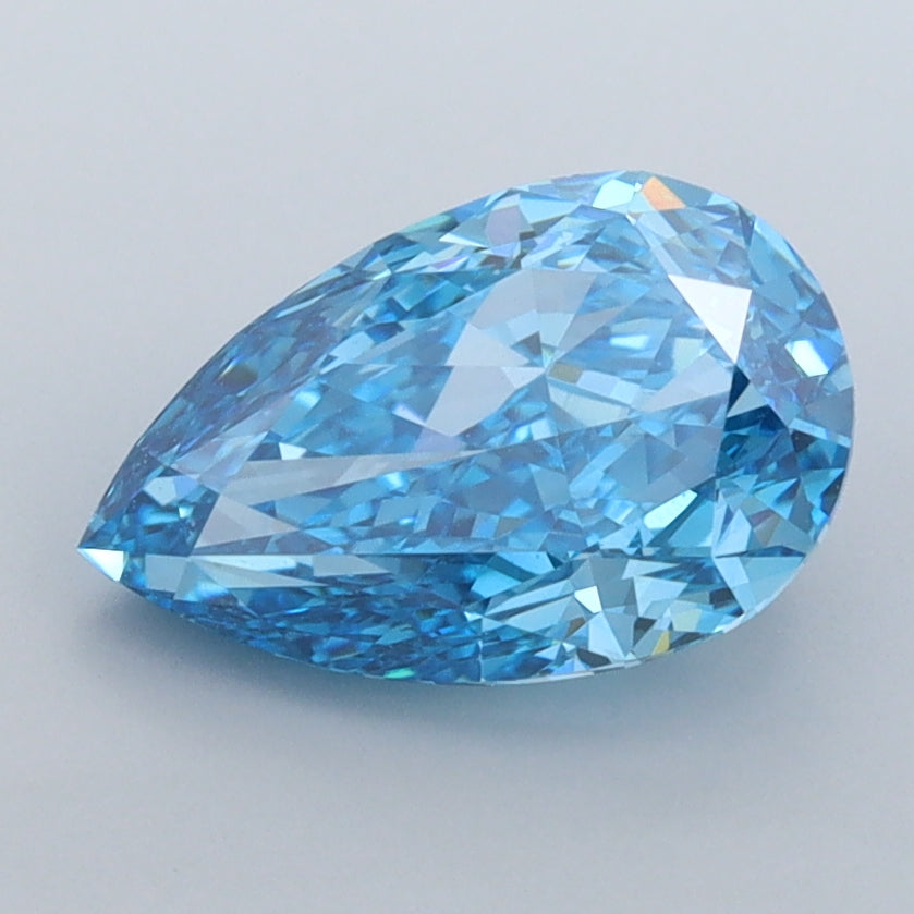 2.03 Carat Pear Shaped, Excellent Cut, VVS2 Clarity, IGI Certified Lab Grown Diamond