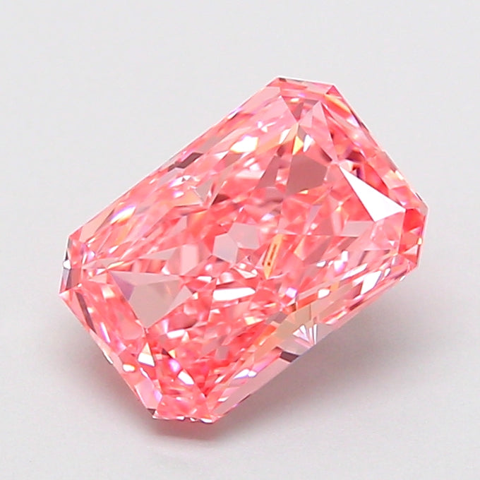 1.58 Carat Radiant Shaped, Ideal Cut, VVS2 Clarity, IGI Certified Lab Grown Diamond