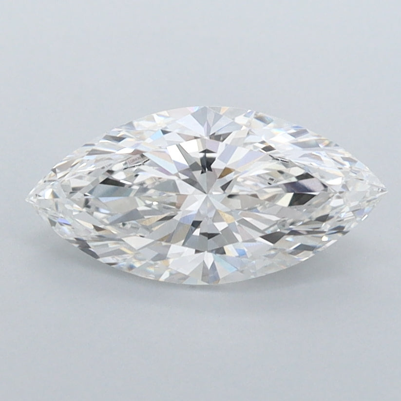 0.98 Carat Marquise Shaped, Ideal Cut, E Color, VVS2 Clarity, IGI Certified Lab Grown Diamond