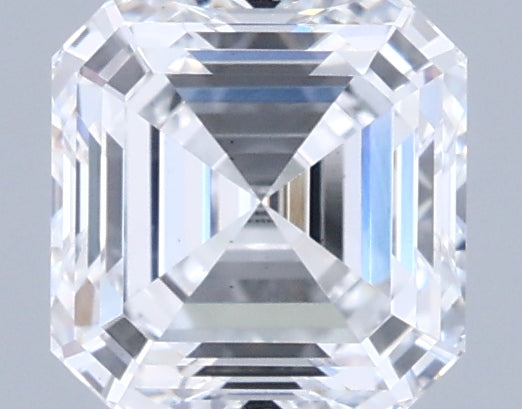 1.05 Carat Asscher Shaped, Ideal Cut, D Color, VS2 Clarity, IGI Certified Lab Grown Diamond