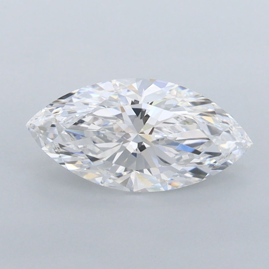 1.07 Carat Marquise Shaped, Ideal Cut, D Color, IF Clarity, IGI Certified Lab Grown Diamond