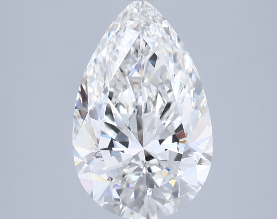 2.03 Carat Pear Shaped, Ideal Cut, G Color, VVS2 Clarity, IGI Certified Lab Grown Diamond