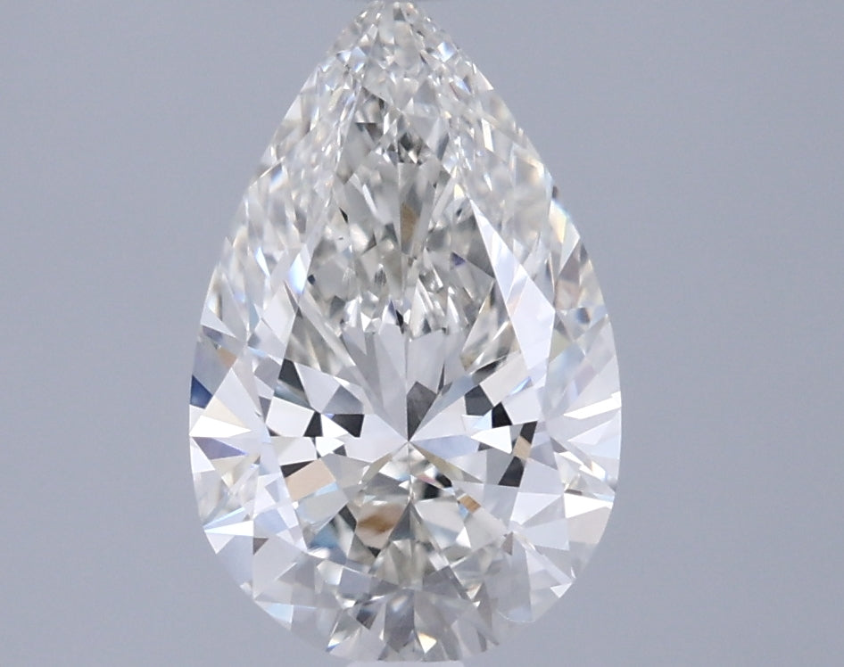 1.58 Carat Pear Shaped, Ideal Cut, G Color, VVS2 Clarity, IGI Certified Lab Grown Diamond