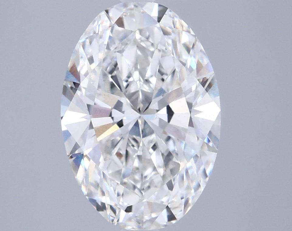 2.56 Carat Oval Shaped, Ideal Cut, F Color, VS2 Clarity, IGI Certified Lab Grown Diamond