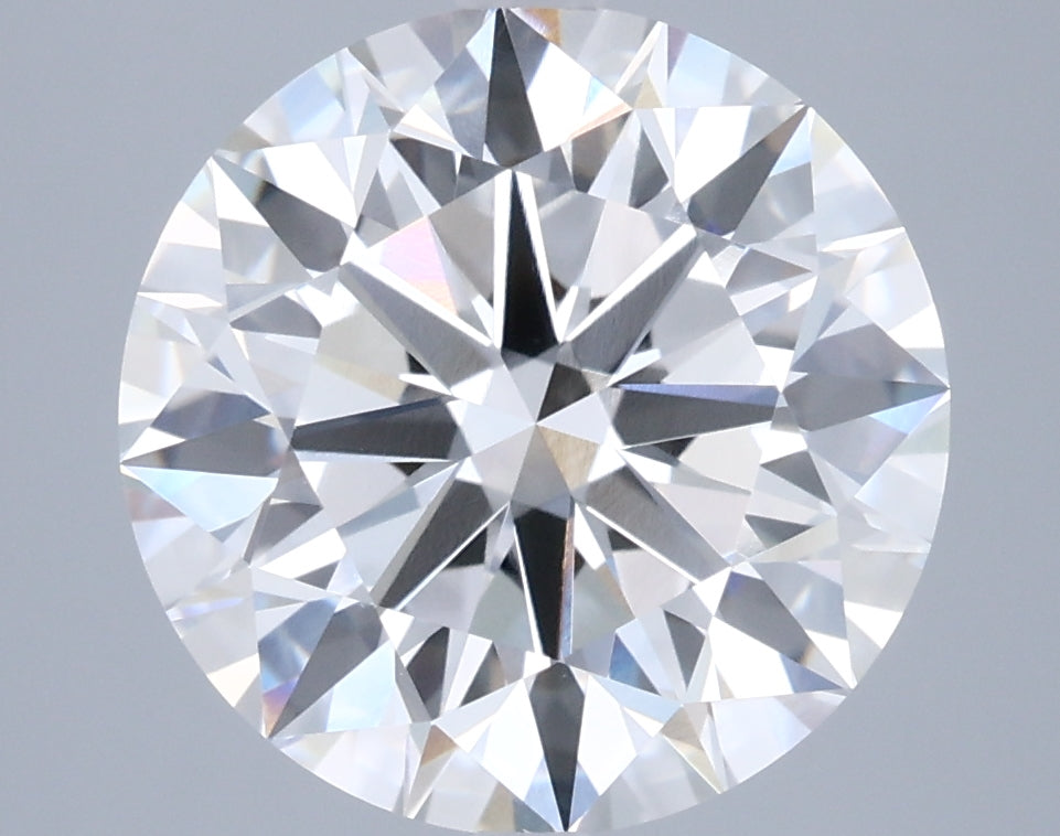 4.06 Carat Round Shaped, Ideal Cut, F Color, VVS1 Clarity, IGI Certified Lab Grown Diamond