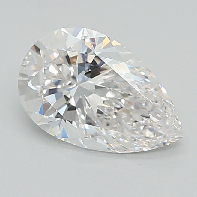 2.04 Carat Pear Shaped, Ideal Cut, E Color, IF Clarity, IGI Certified Lab Grown Diamond