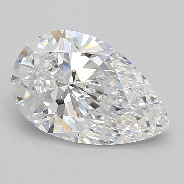 2.31 Carat Pear Shaped, Ideal Cut, D Color, VVS1 Clarity, GIA Certified Lab Grown Diamond