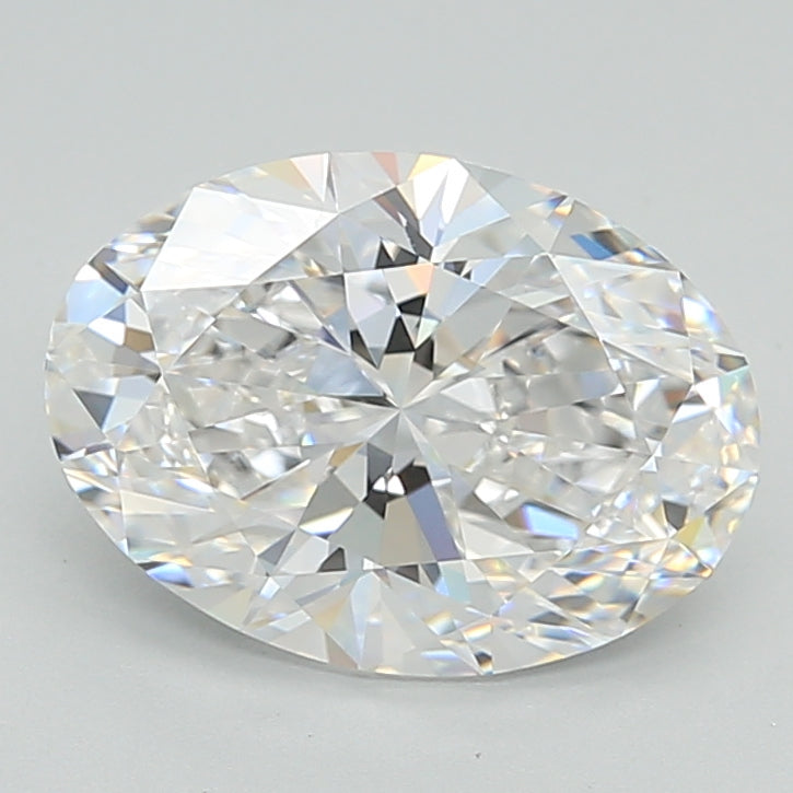 3.73 Carat Oval Shaped, Ideal Cut, E Color, VVS1 Clarity, GIA Certified Lab Grown Diamond