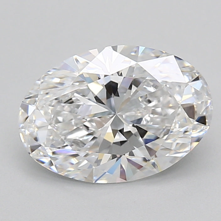 2.44 Carat Oval Shaped, Ideal Cut, D Color, VVS1 Clarity, GIA Certified Lab Grown Diamond