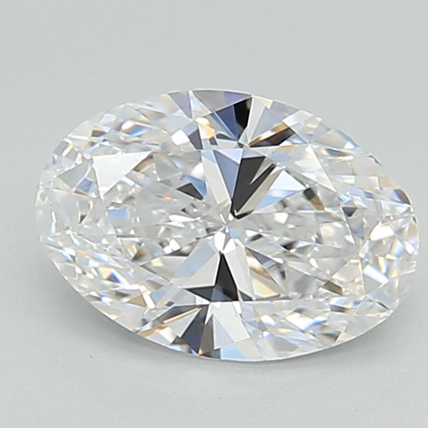 2.06 Carat Oval Shaped, Ideal Cut, D Color, VVS1 Clarity, GIA Certified Lab Grown Diamond