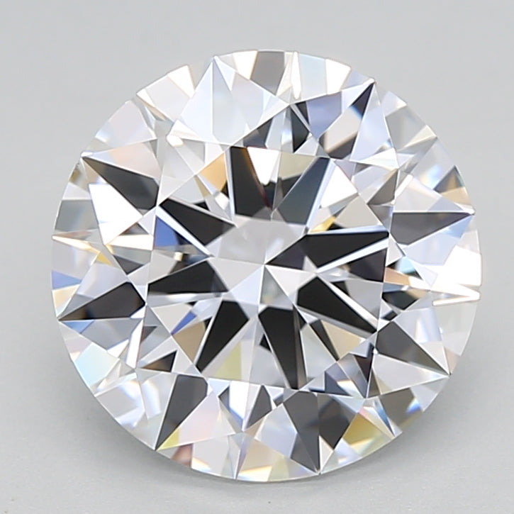 3.95 Carat Round Shaped, Excellent Cut, D Color, VVS1 Clarity, GIA Certified Lab Grown Diamond