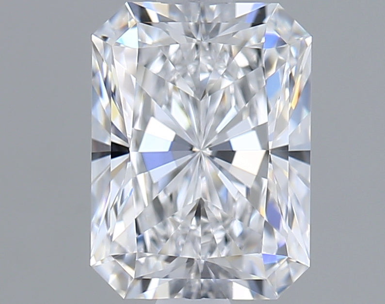 1.54 Carat Radiant Shaped, Ideal Cut, D Color, VVS1 Clarity, IGI Certified Lab Grown Diamond