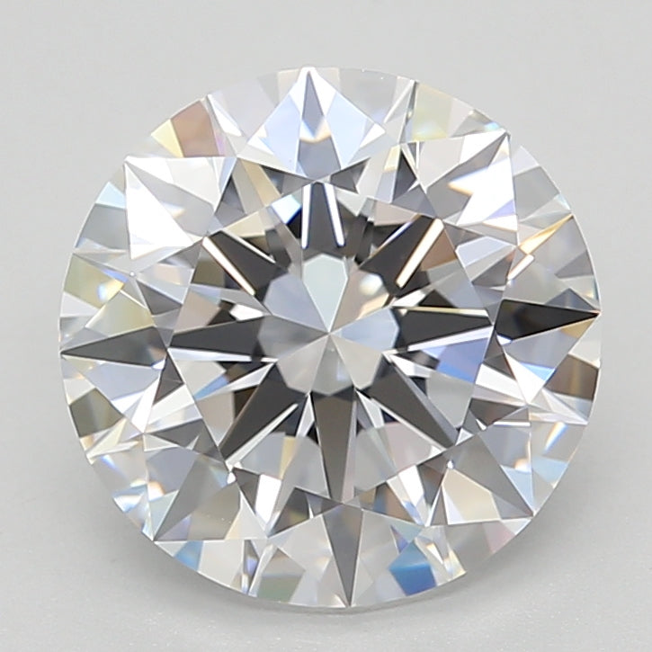 3.33 Carat Round Shaped, Excellent Cut, D Color, VVS1 Clarity, GIA Certified Lab Grown Diamond