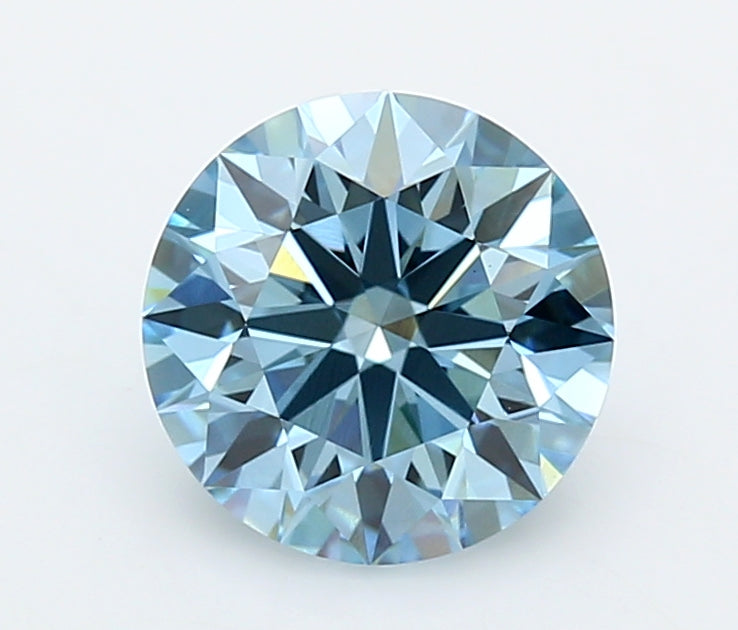 2.02 Carat Round Shaped, Ideal Cut, VVS2 Clarity, IGI Certified Lab Grown Diamond
