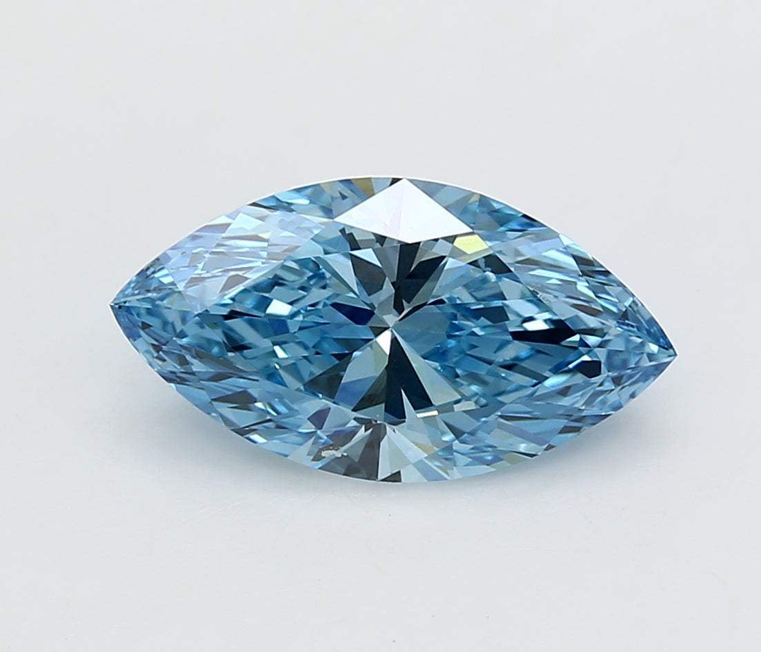 3.54 Carat Marquise Shaped, Ideal Cut, VVS2 Clarity, IGI Certified Lab Grown Diamond