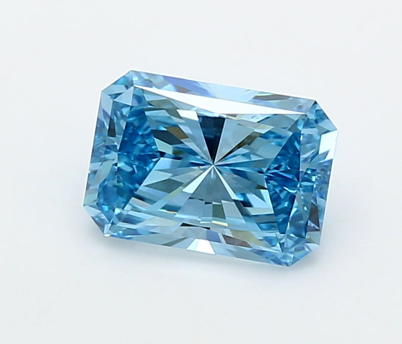 2.02 Carat Radiant Shaped, Ideal Cut, VVS2 Clarity, IGI Certified Lab Grown Diamond