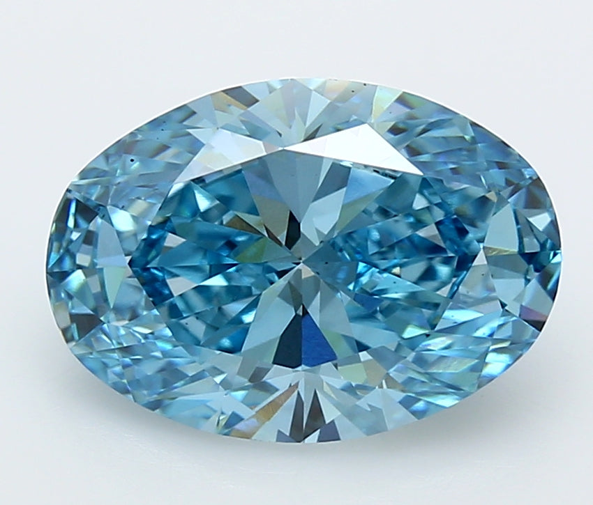 5.05 Carat Oval Shaped, Ideal Cut, VS1 Clarity, IGI Certified Lab Grown Diamond