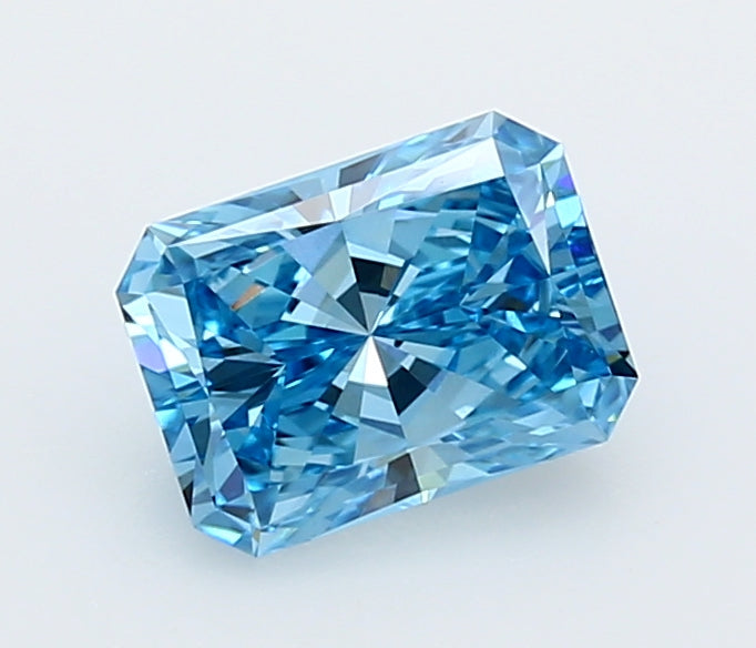 1.56 Carat Radiant Shaped, Ideal Cut, VVS1 Clarity, IGI Certified Lab Grown Diamond