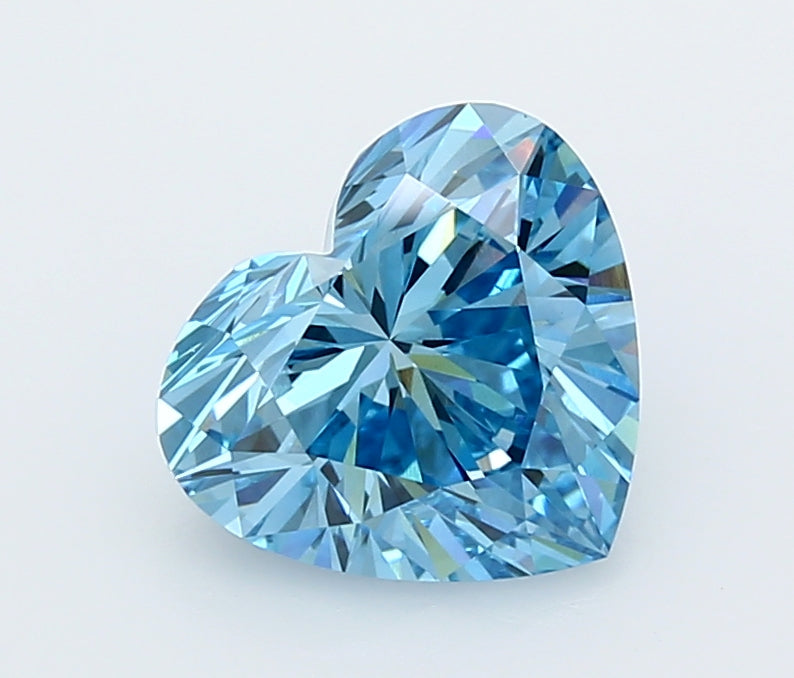 2.57 Carat Heart Shaped, Ideal Cut, VVS2 Clarity, IGI Certified Lab Grown Diamond