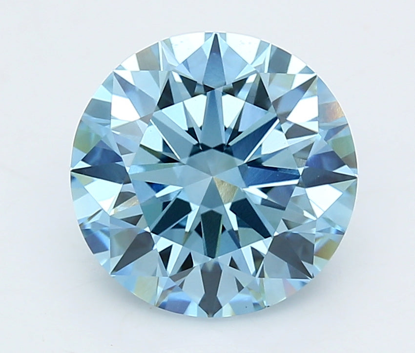 4.92 Carat Round Shaped, Ideal Cut, VVS2 Clarity, IGI Certified Lab Grown Diamond