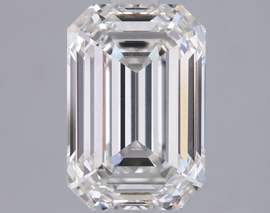 2.09 Carat Emerald Shaped, Ideal Cut, F Color, VVS2 Clarity, IGI Certified Lab Grown Diamond