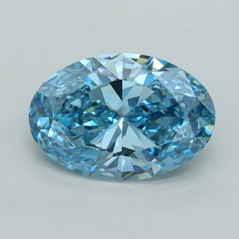 1.51 Carat Oval Shaped, Excellent Cut, VS1 Clarity, IGI Certified Lab Grown Diamond