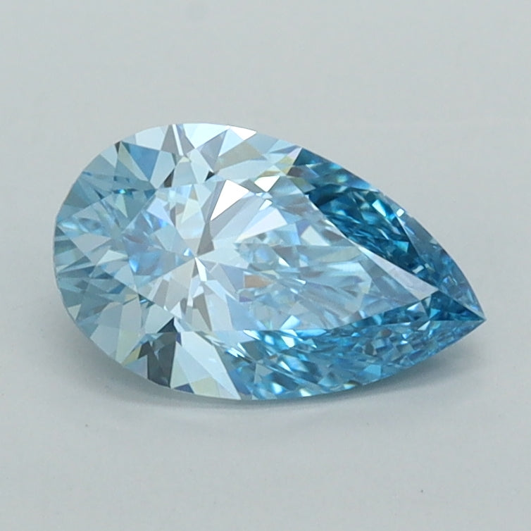 0.92 Carat Pear Shaped, Excellent Cut, VVS2 Clarity, IGI Certified Lab Grown Diamond