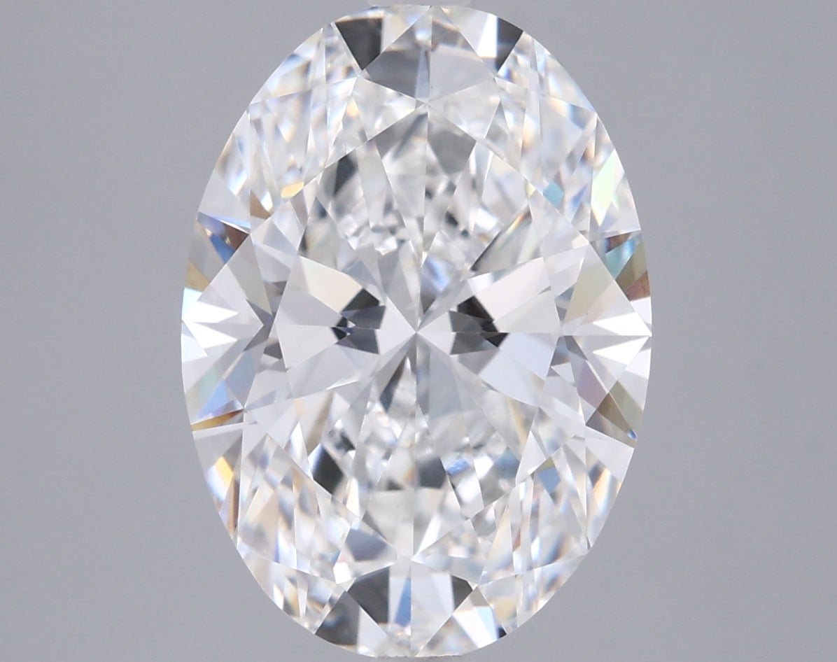 3.53 Carat Oval Shaped, Ideal Cut, E Color, VVS2 Clarity, IGI Certified Lab Grown Diamond