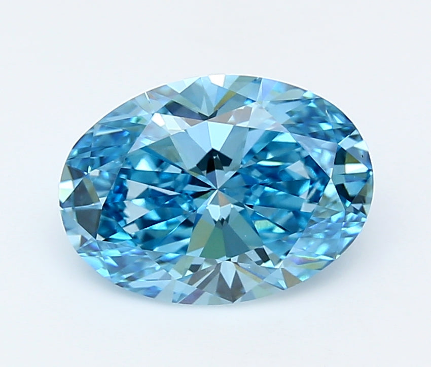 3.13 Carat Oval Shaped, Ideal Cut, VS1 Clarity, IGI Certified Lab Grown Diamond