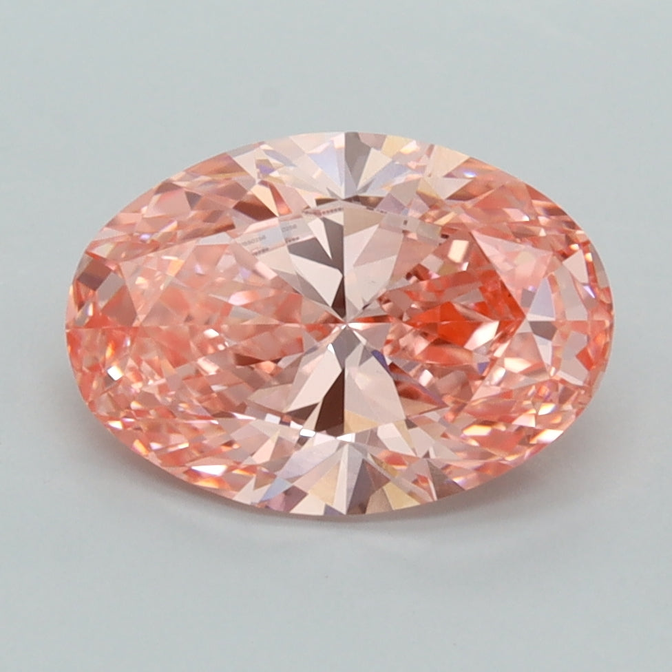 2.51 Carat Oval Shaped, Ideal Cut, VVS2 Clarity, IGI Certified Lab Grown Diamond