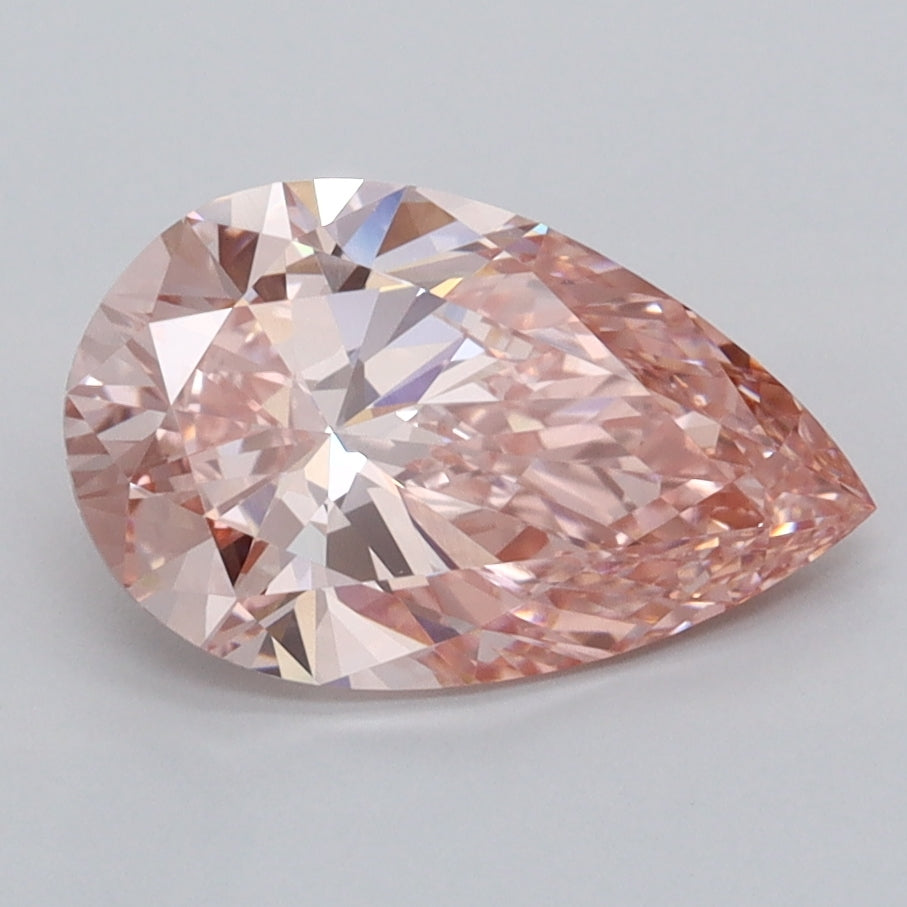 2.01 Carat Pear Shaped, Ideal Cut, VVS2 Clarity, IGI Certified Lab Grown Diamond