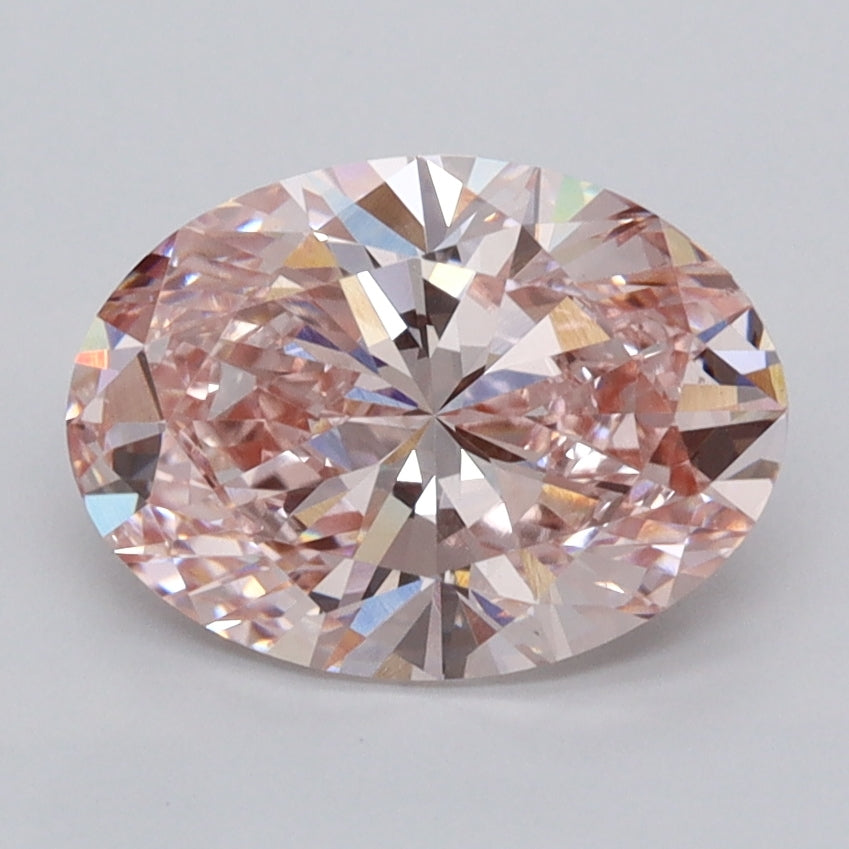 2.04 Carat Oval Shaped, Ideal Cut, VVS2 Clarity, IGI Certified Lab Grown Diamond
