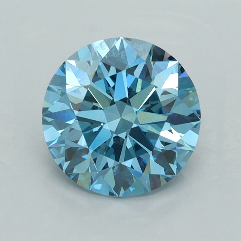 1.69 Carat Round Shaped, Ideal Cut, VVS2 Clarity, IGI Certified Lab Grown Diamond