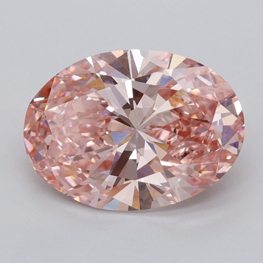 2.00 Carat Oval Shaped, Ideal Cut, VVS2 Clarity, IGI Certified Lab Grown Diamond
