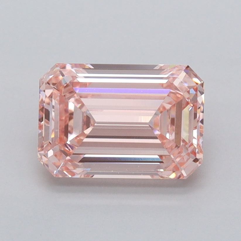 1.52 Carat Emerald Shaped, Ideal Cut, VVS2 Clarity, IGI Certified Lab Grown Diamond